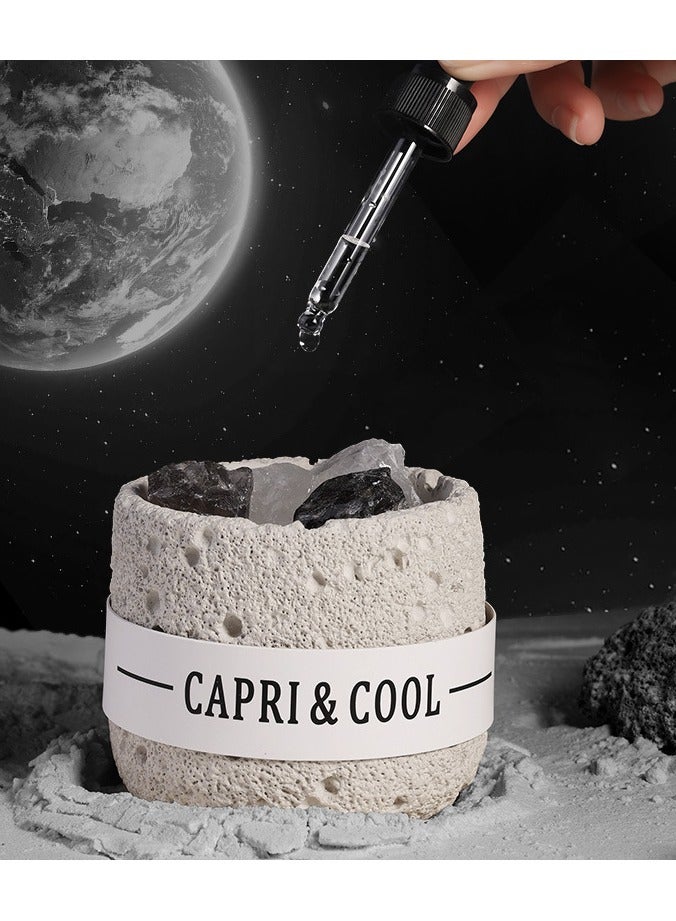 كابري كوول مجموعة واحدة من علبة هدايا موزع الزيوت العطرية العطرية بدون لهب من الكريستال الطبيعي، علبة هدايا من حجر الكريستال العطري طويل الأمد للديكور المنزلي، هدية للديكور المنزلي، علبة هدايا من سلسلة العطور المنزلية (عود العود) - Image 5