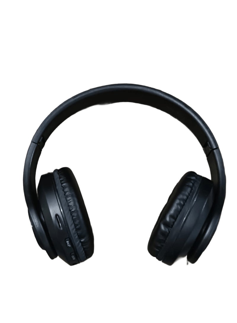 سماعة رأس ستيريو لاسلكية J39 بتقنية البلوتوث للموسيقى، تدعم بطاقات الذاكرة، والألعاب مع ميكروفون لأجهزة الكمبيوتر المحمولة والهواتف المحمولة وأجهزة الكمبيوتر - Image 2