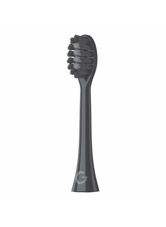 GLEEM Toothbrush Replacement Brush Heads Refill, Black, 2 Count - Image 4