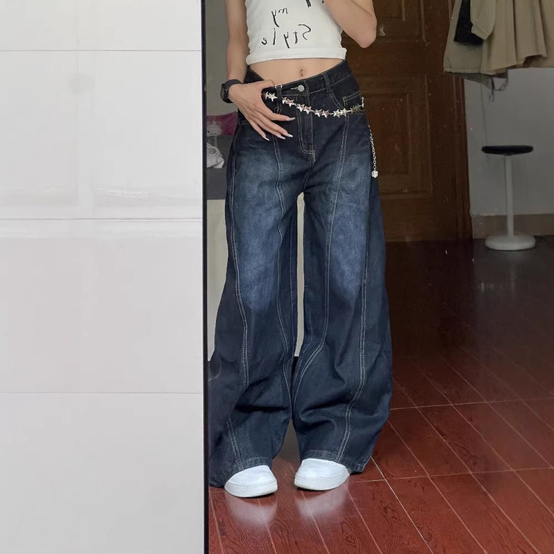Unisex Casual Daily Denim Jeans - Image 5
