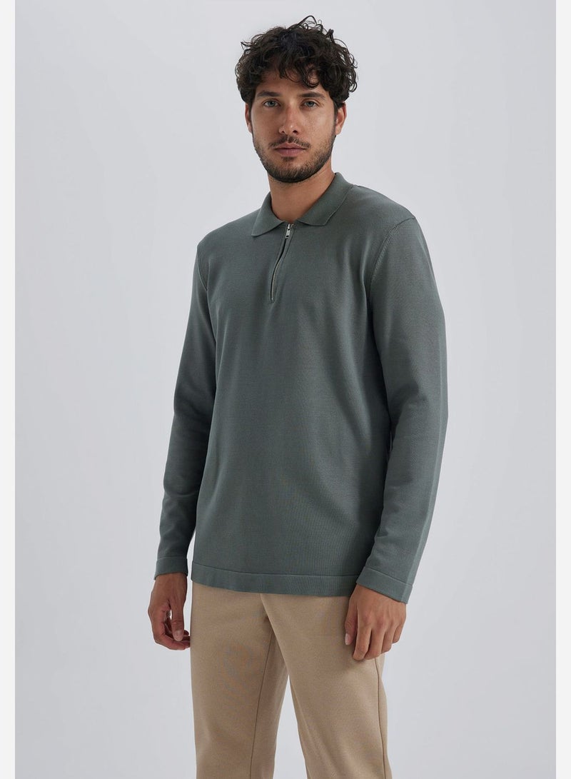 DeFacto Zip Detail Sweater - Image 4