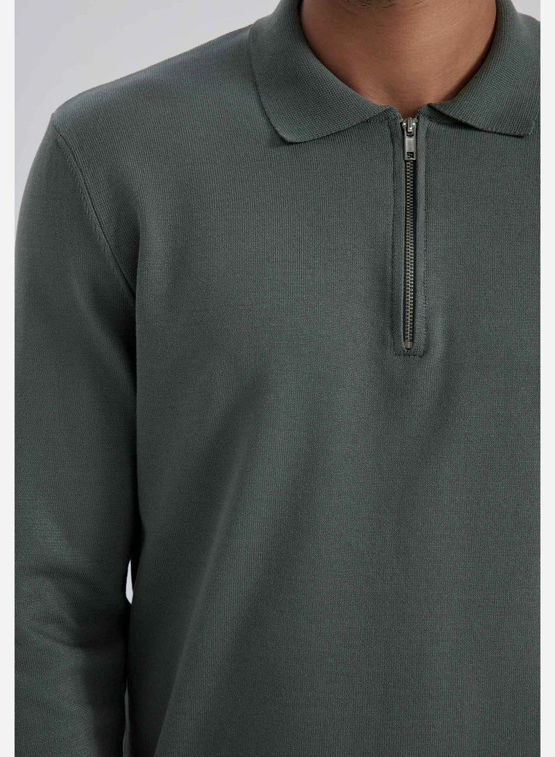 DeFacto Zip Detail Sweater - Image 3