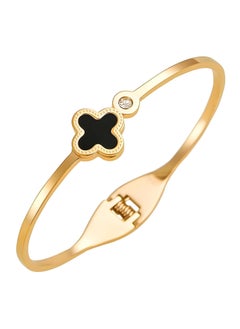 18K GOLD PLATED STAINLESS STEEL FOUR-LEAF CLOVER BRACELET - pzsku/Z152F766F43E2F93965E9Z/45/_/1716976904/bebb9813-ba2d-4cda-af0e-462f2094cfe2