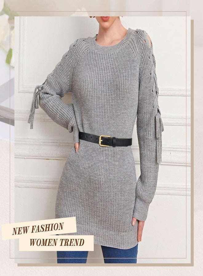 WHIPPY Casual Leather Belt for Women Skinny Waist Belt Thin Fashion Belt for Jeans Pants Dresses, Bowknot-Shaped Gold Buckle, Black, S - Image 4