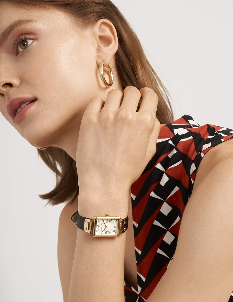 Anne Klein Women's Leather Strap Watch, AK/3752 - Image 2