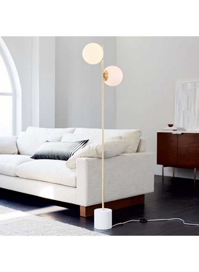 Cluc Gold Globo di vetro floor lamp  - 2 globes (petit base) - Image 1
