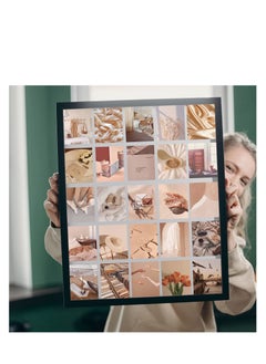 Y&D 50Pcs Photo Collage Kit, Boho Bedroom Wall Art, Vintage KitBeige kit, Poster Aesthetic Pictures, for Dorm, Home Decor Gift Party, Birthday, Graduations  - Image 5