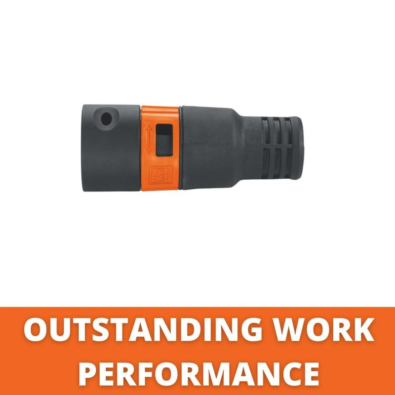 Fein Anti-Static Tool Collar for 35mm Hose to 27mm Power Tool Connection - Electrostatically Conductive for Dustex 35 LX AC and Dustex 35 MX AC Wet/Dust Extractors - 31345300010 - Image 3
