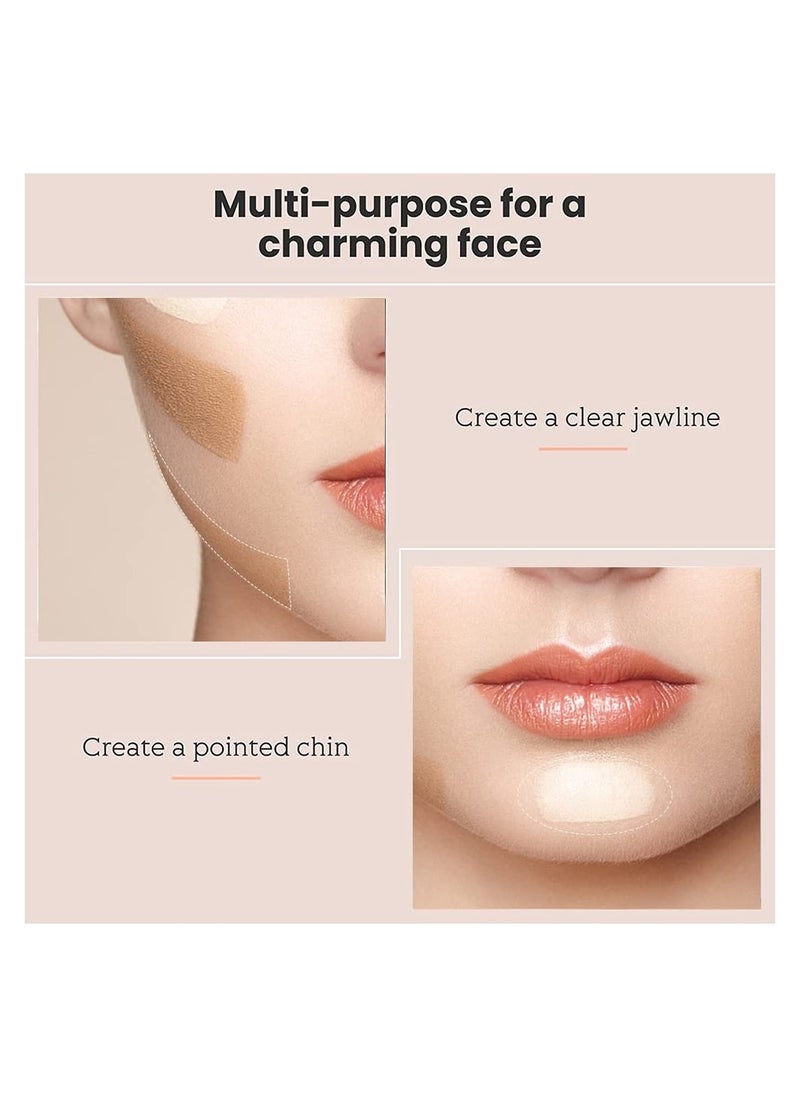 Generic 2 PCS Contour Highlighter Stick with Brush - Waterproof Bronzer Pen for Face Brightening, Longwear Highlighting Shades Pencil (03 & 04) for Perfect Highlighting and Shaping.  - Image 3