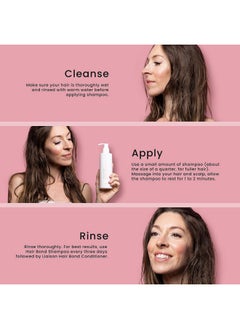 Liaison Hair Bond Shampoo For Women With Sea Buckthorn, Olive & Peppermint Oil - Promotes Strong, Thicker And Healthier Hair Growth - Nourishing And Hydrating (1 Pack)  - Image 1