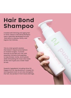 Liaison Hair Bond Shampoo For Women With Sea Buckthorn, Olive & Peppermint Oil - Promotes Strong, Thicker And Healthier Hair Growth - Nourishing And Hydrating (1 Pack)  - Image 2