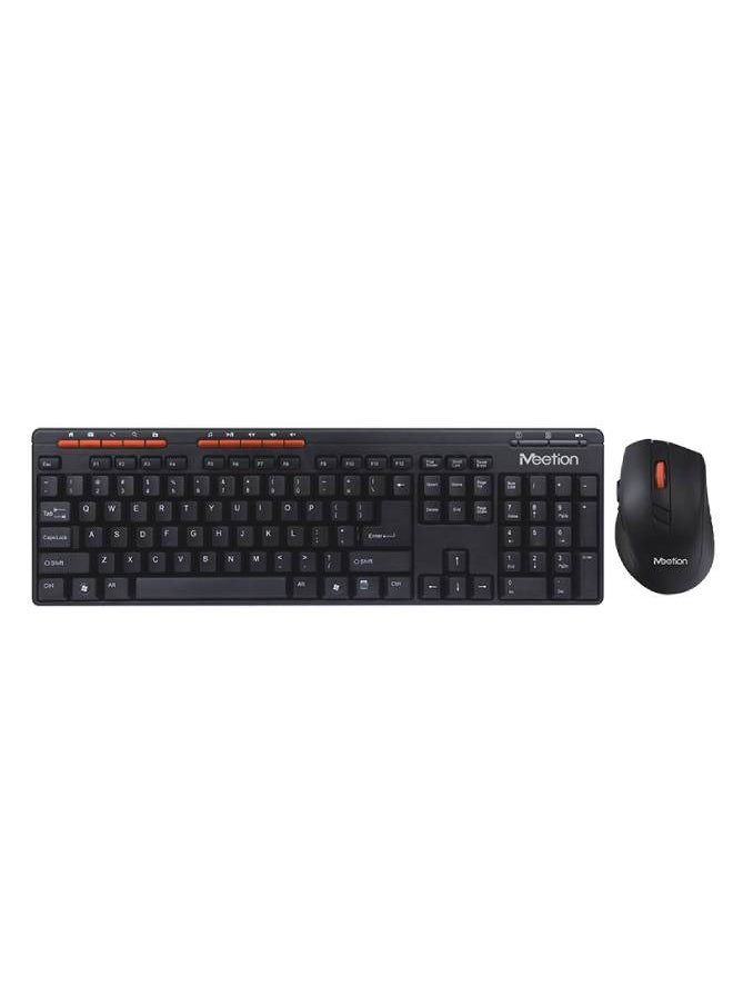 Meetion Keyboard and Mouse Wireless Combo 2.4 GHz - 4100  - Image 1