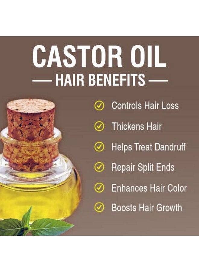 CRYSALIS Castor (Ricinus Communis) Oil|100% Pure & Natural Undiluted Carrier Oil Organic Standard For Skin & Haircare -100Ml - Image 4