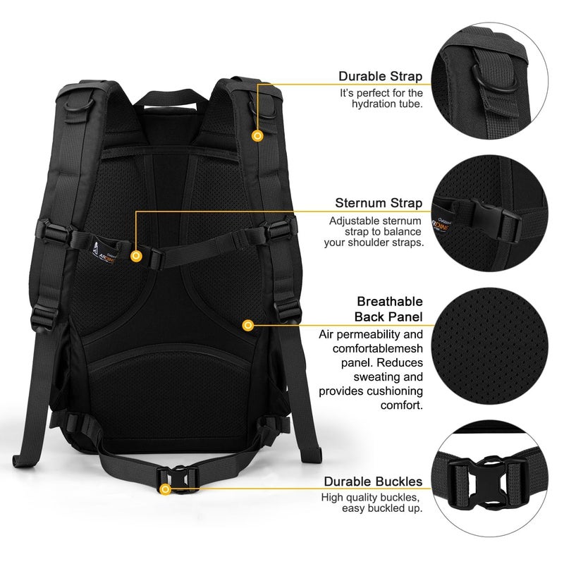 Mardingtop Military Tactical Backpack for Men 28L Molle Rucksack Army Backpack EDC Daypack for Hiking,Travel,Camping, Hunting - Image 4