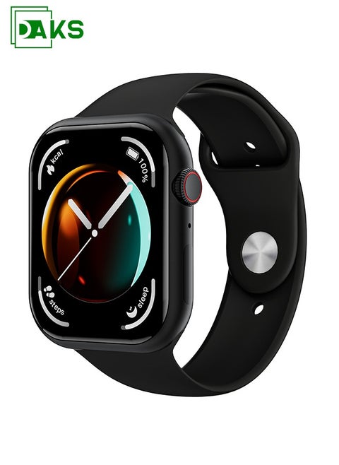 2.01" COB Smartwatch with Bluetooth Calling, Wireless Charging, Health Monitoring, Music Control, and 15-Day Battery Life – Slim Design for Men and Women