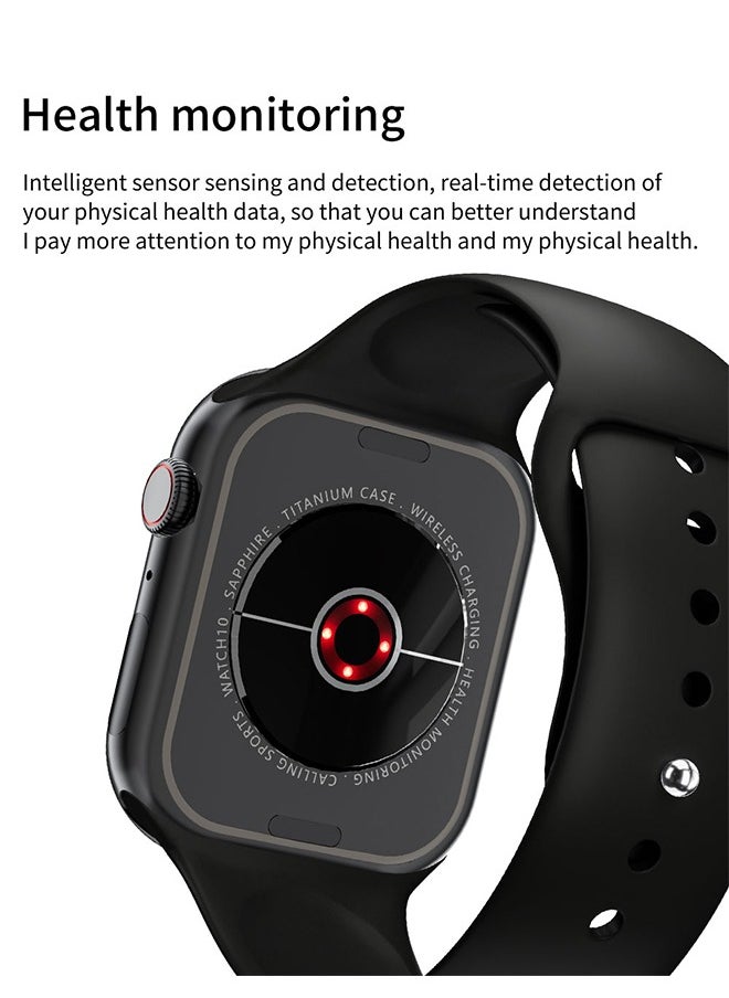 2.01" COB Smartwatch with Bluetooth Calling, Wireless Charging, Health Monitoring, Music Control, and 15-Day Battery Life – Slim Design for Men and Women