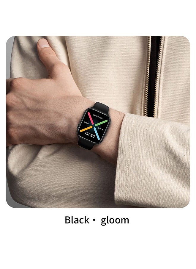 2.01" COB Smartwatch with Bluetooth Calling, Wireless Charging, Health Monitoring, Music Control, and 15-Day Battery Life – Slim Design for Men and Women