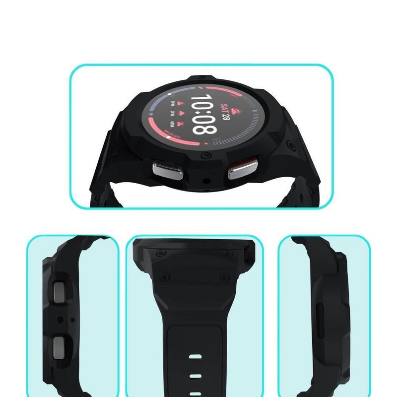 سوار ساعة ذكية متوافق مع Samsung Galaxy Watch 7 بملاءمة قابلة للتعديل وحزام بديل للاستخدام اليومي باللون أزرق قابل للتعديل باللون الأزرق - Image 4