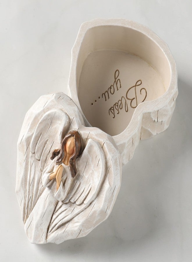 Hodao Angel Figurines Angel Gift Sculpted Hand-Painted Keepsake Box - Image 3