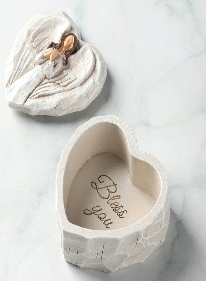 Hodao Angel Figurines Angel Gift Sculpted Hand-Painted Keepsake Box - Image 5