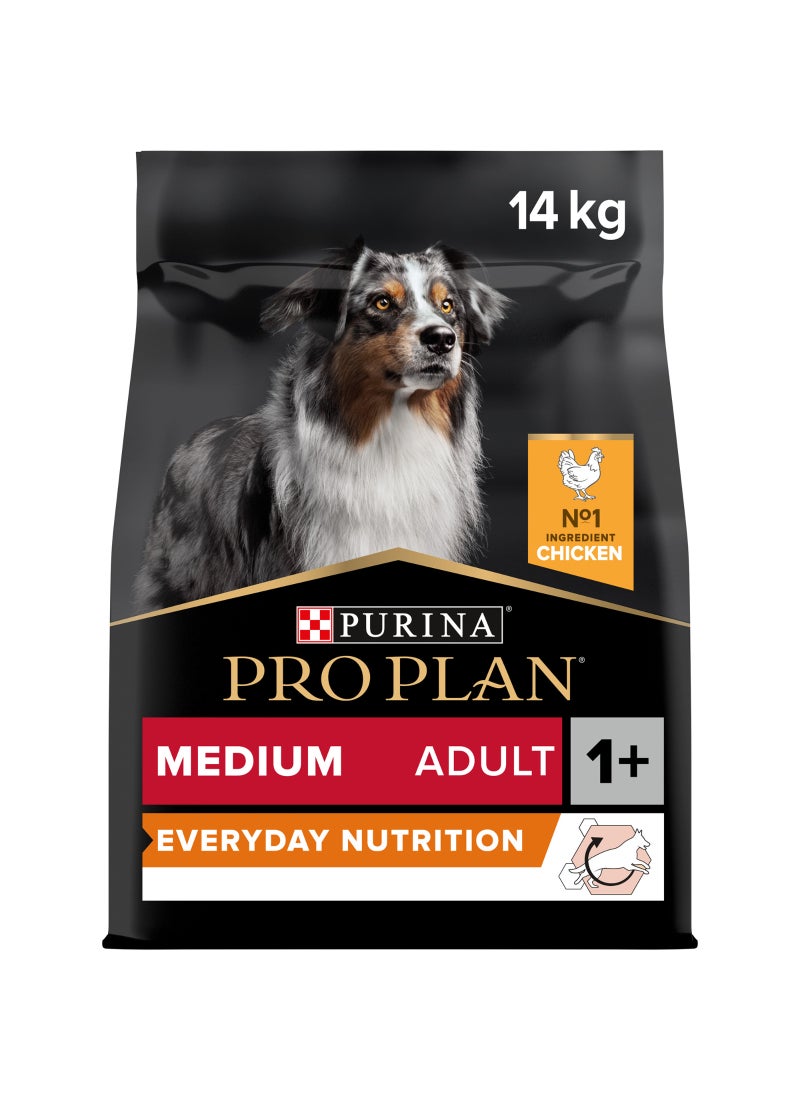 Purina Pro Plan طعام جاف للكلاب البالغة متوسطة الحجم مع الدجاج - Image 1