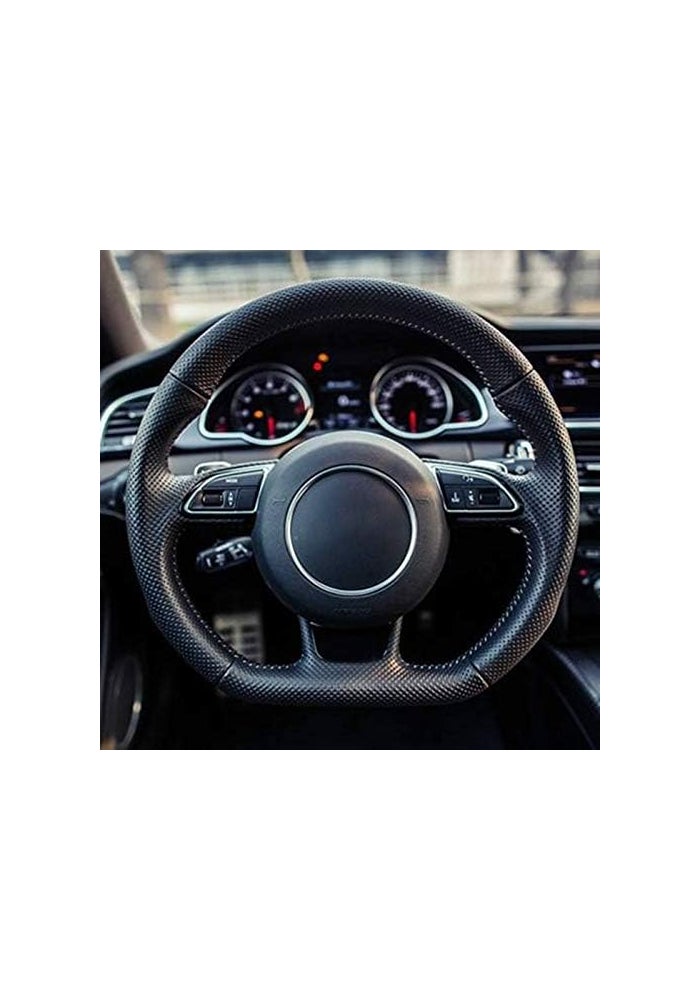 QASULER Silver Chrome Steering Wheel Trim Ring - Image 4