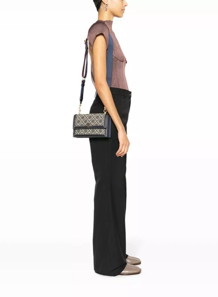 Burch Tory  T Monogram Shoulder Bag - Image 5