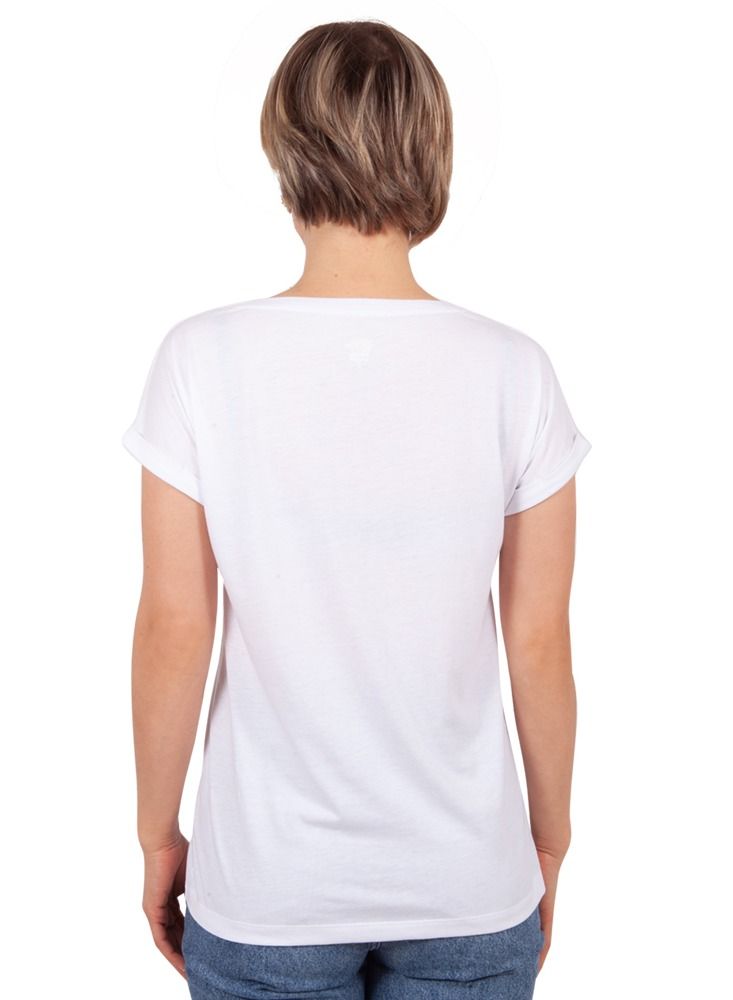 بيج ديزاين تي شيرت نسائي بياقة دائرية مزين بطبعة اسطنبول - Image 5