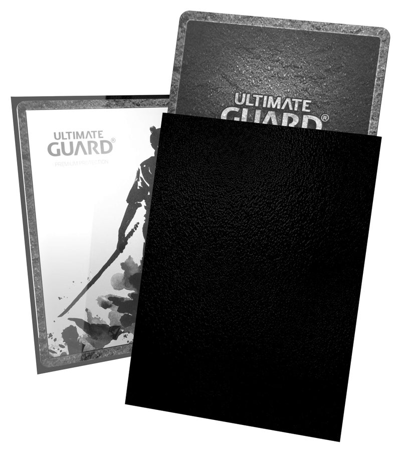 Ultimate Guard katana Card Sleeves: 100 Standard Size TCG Sleeves, 66 x 91mm, Black Back, Tournament Quality, No PVC & Acid-Free, High Clarity - Image 1