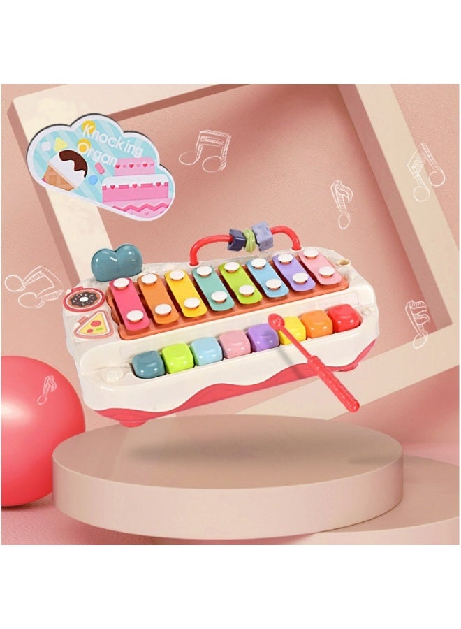 PYEBE Puzzle Eight Tones Hand Tapping Piano Baby 2-in-1 Piano Instrument Children's Music Toy Piano Gift - Image 2