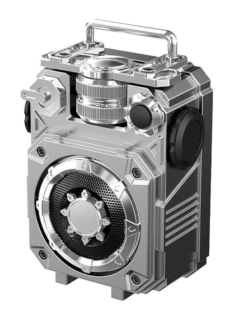 Retro Bluetooth Speaker Vintage Portable Bluetooth 5.3 Wireless Speaker TWS Pairing IPX5 Waterproof Support TF Card for Home Camping Party Gifts - Image 1