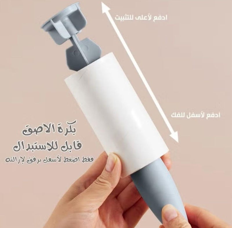 Pet Hair Cleaning Roller – Lint Remover with Handle and 2 Refill Rolls - Image 3