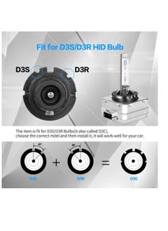 Excefore D3S D3R 6000K Xenon HID Replacement Bulb White Metal Stents Base 12V Car Headlight Lamps Head Lights 35W 1pair D3S D3R  - Image 5