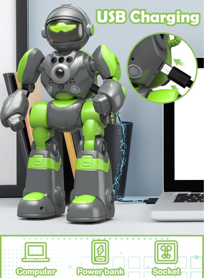 Excefore Kids Smart RC AI Robot, Boy RC Gesture Sensing Toy, Remote Control Smart Robot for Age 3 to 8 Year Old Boys Girls Birthday Gift Present - Image 5