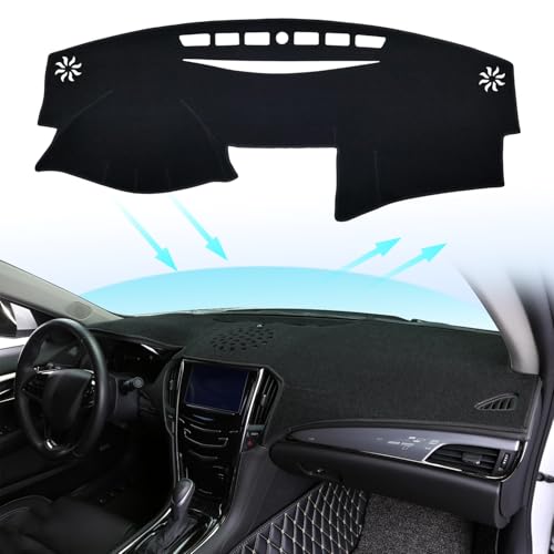 Partsable Dash Cover Mat Compatible with Toyota Camry 2007 2008 2009 2010 2011 Camry Dashboard Cover Mat Interior Accessories Nonslip Dash Board Protector Mat Sunshade Anti Glare Pad Carpet (Black) - Image 1