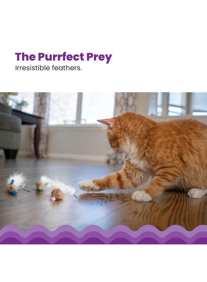 Catstages Mousin' Around Hide 'N Treat Cat Toy, 3 Pack Treat-Dispenser Toys, Multicolored - Image 4