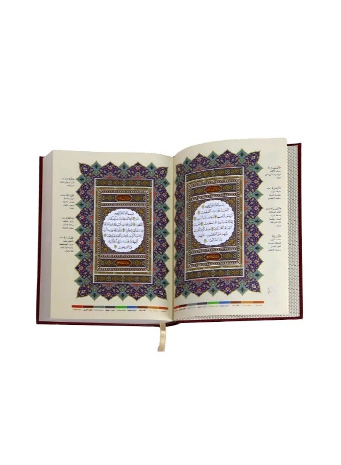 quran karim Tajweed of the Qur’an, with an explanation and explanation of the words of the Qur’an in its margin, medium size, 14×20 - Image 4