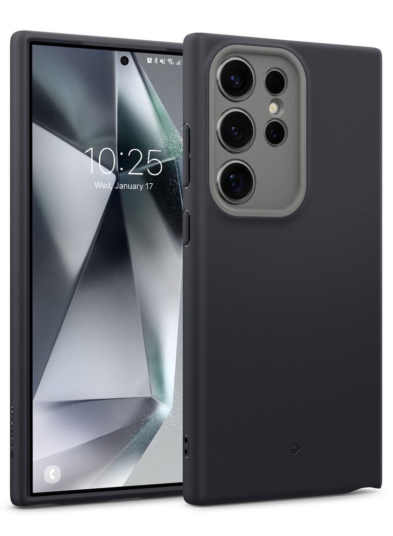 Caseology غطاء حماية نانو بوب لجهاز سامسونج جالكسي S24 ULTRA (2024) معتمد عسكري - سمسم أسود - Image 1