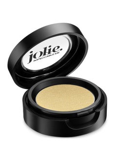 JOLIE. IMPECCABLE ME Jolie Cosmetics Powder Pressed Metallic Eyeshadows Cruelty Free Vegan Single Pan Eyeshadow 1.48G Base Neutrals (Unmellow Yellow)  - Image 1