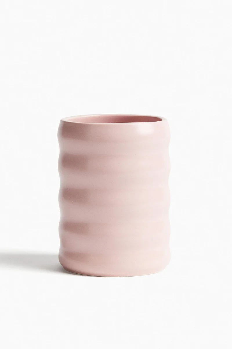H&M Stoneware toothbrush mug
