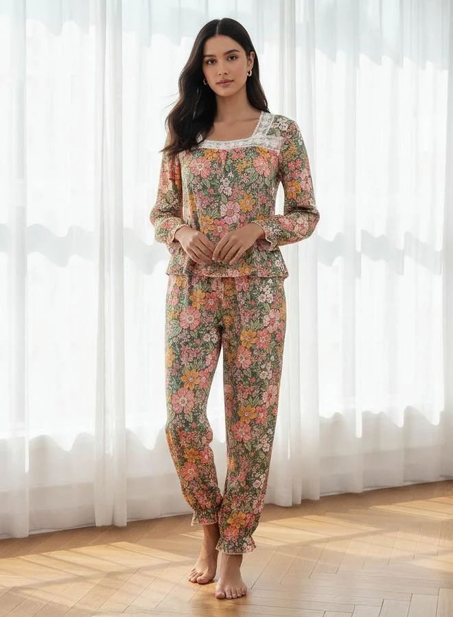 سبلاش فيڤ طقم بيجاما بلوزة وبنطلون