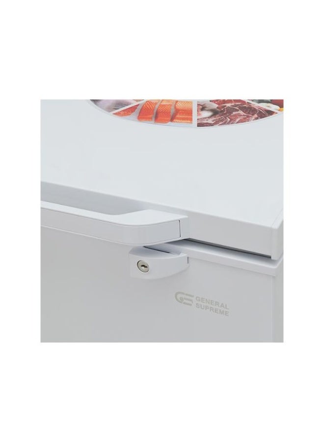 جنرال سوبريم فريزر افقي (8.1 قدم، 230 لتر)، تجميد سريع،، ابيض, GSHF303X - Image 4