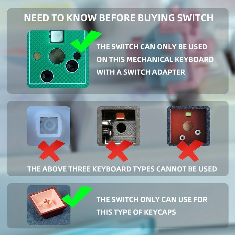 مفتاح خطي مسبق التشحيم بقوة منخفضة 35 جرامًا، 5 دبابيس، بلون وردي، من Grow Switch، 35 قطعة لترقية لوحة المفاتيح القابلة للتبديل السريع. - Image 5
