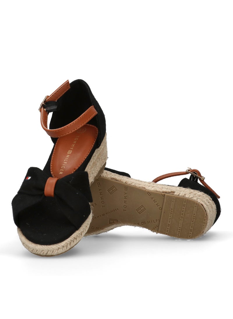 TOMMY HILFIGER Kids Rope Wedge Sandals  - Image 4