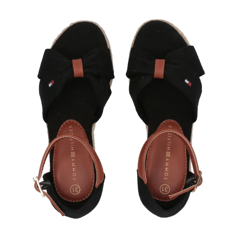 TOMMY HILFIGER Kids Rope Wedge Sandals