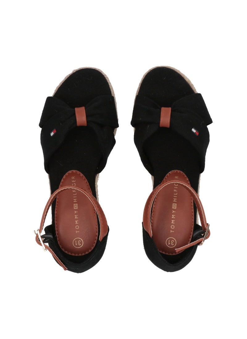 TOMMY HILFIGER Kids Rope Wedge Sandals  - Image 3