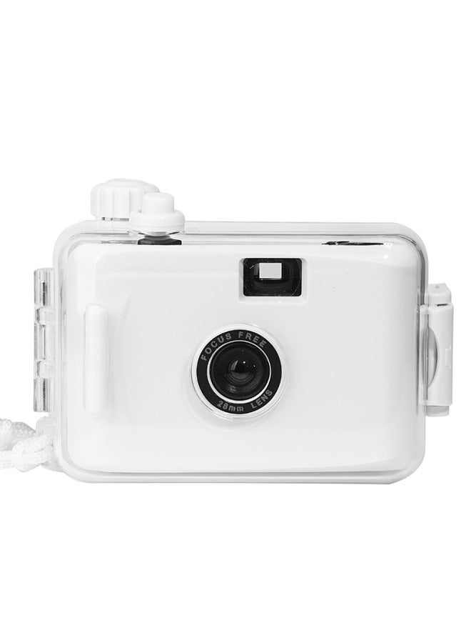 135 Fool Sport Non Disposable Film Camera Retro Film Student Children Waterproof Camera-Color:White