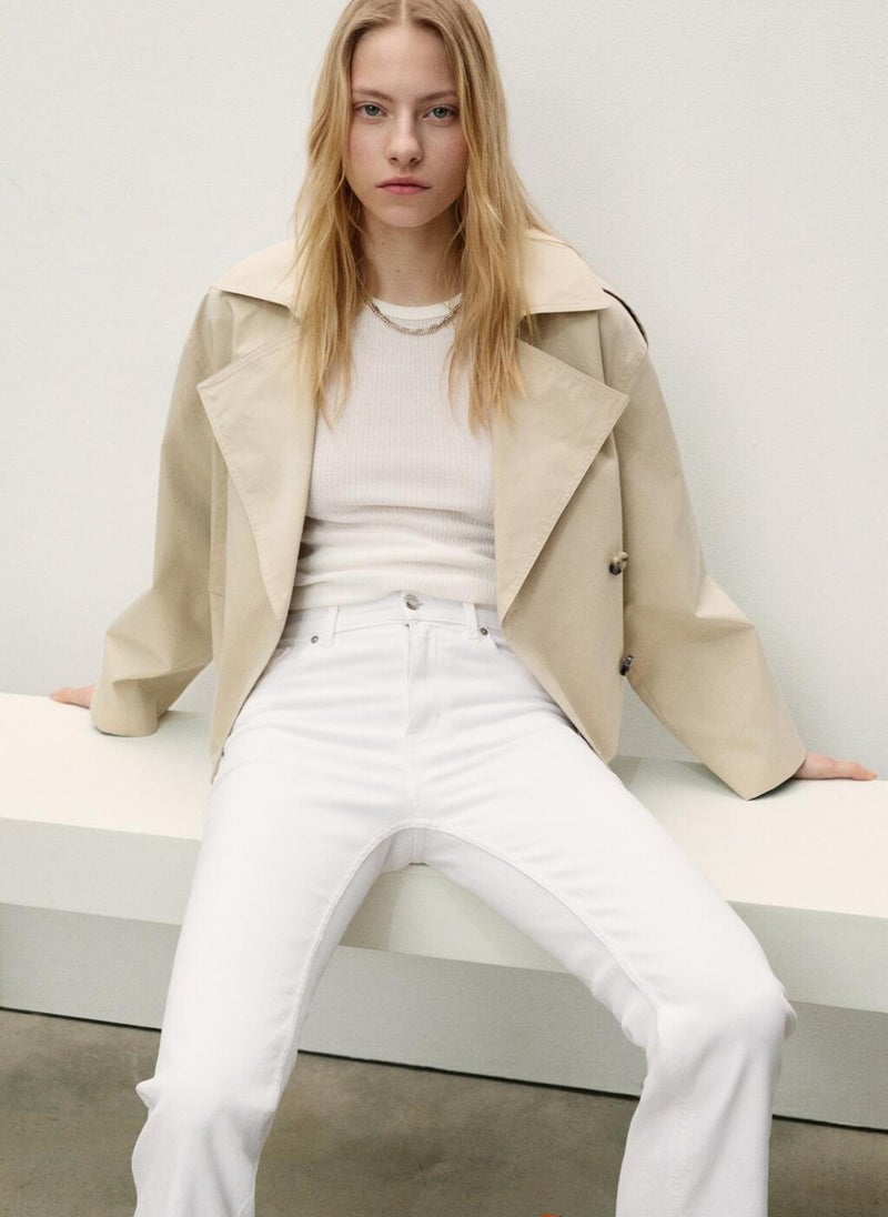 MANGO Sienna Flared Cropped Jeans  - Image 3