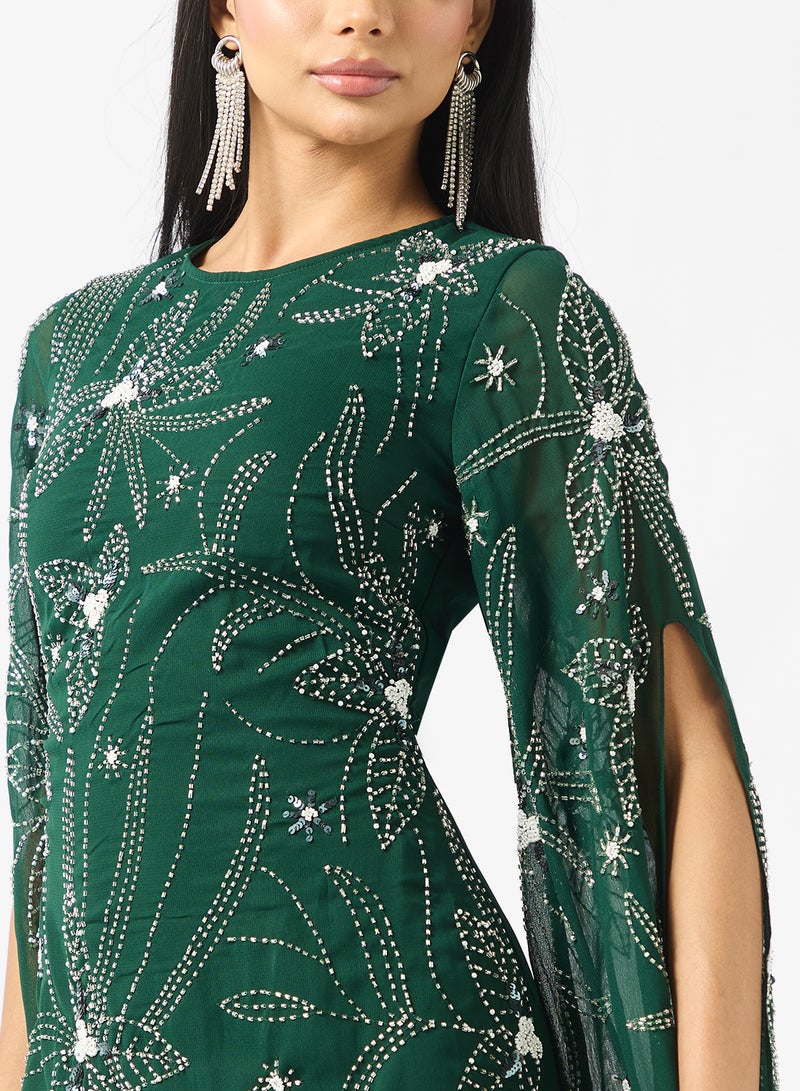 فروك اند فرل فستان ماكسي مرصع بالترتر - Image 3