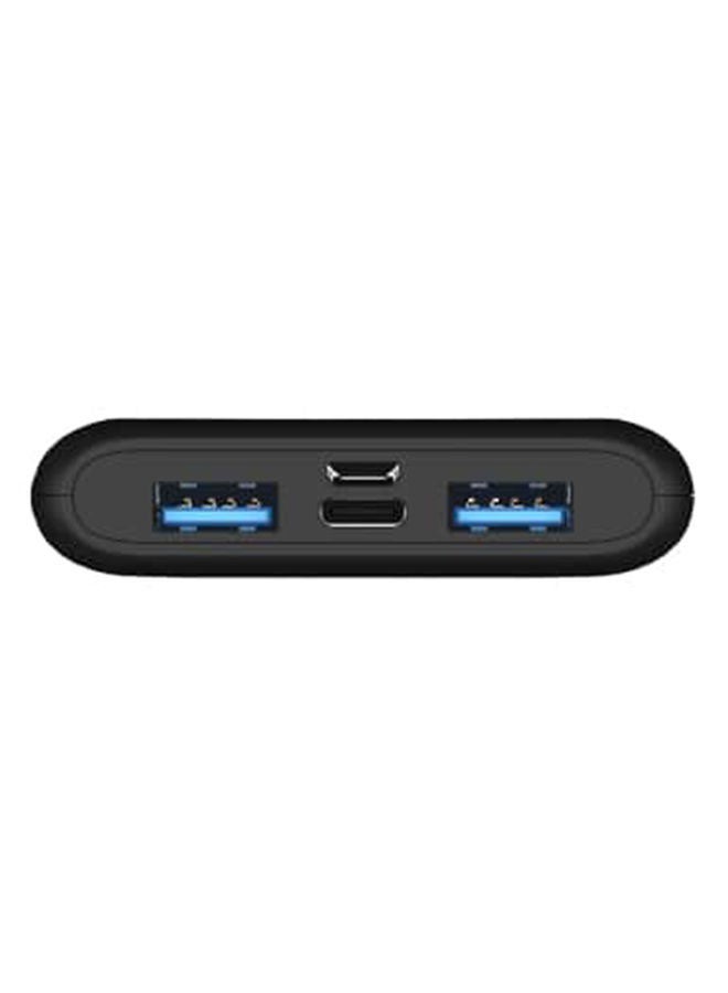 إنرجايزر باور بانك 10000 مللي أمبير في الساعة بمنفذ USB-C وتقنية PD وبقوة 20 وات + مخرجان USB-A بقوة 18وات - منافذ إدخال مايكرو USB-C وشاشة LCD 10000 mAh أسود - Image 4